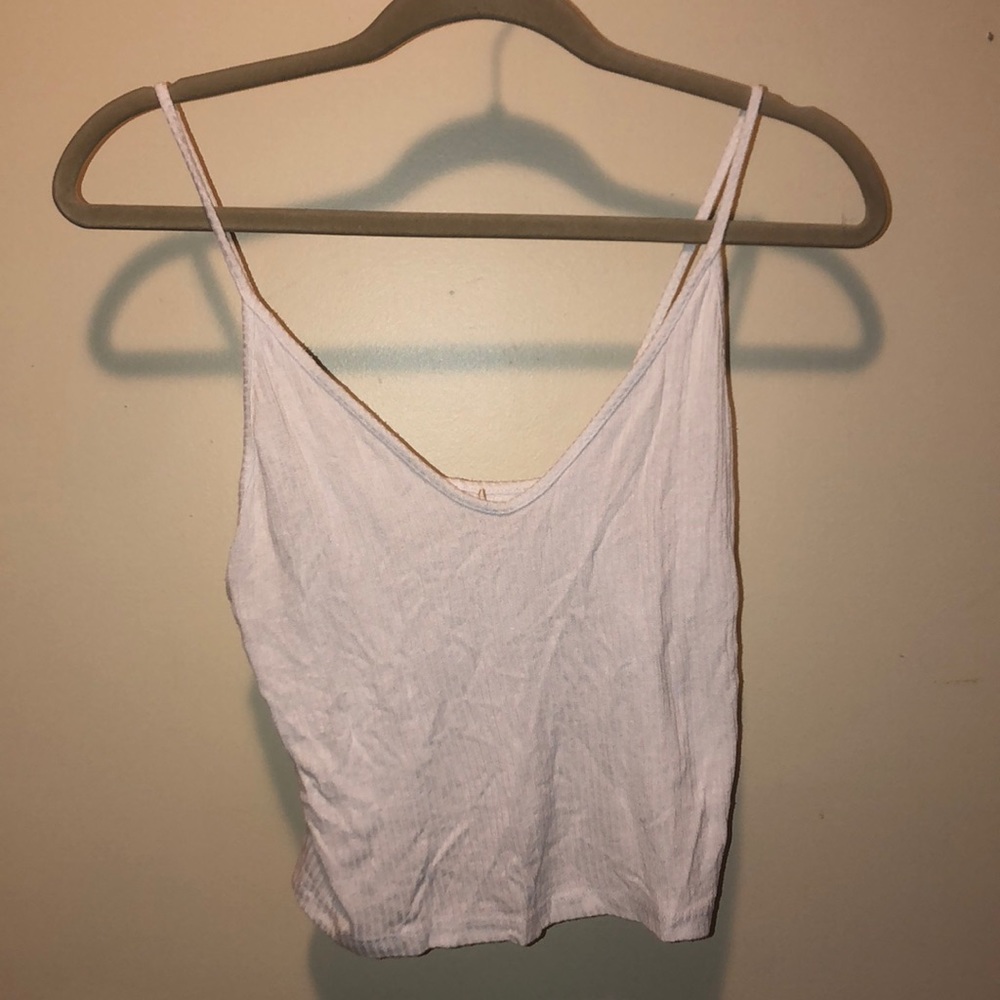 White crop top
